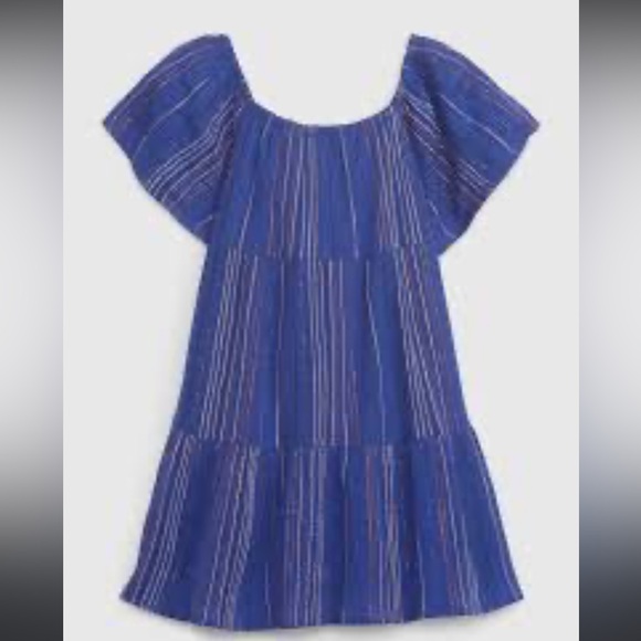 Baby Gap Dress Blue Mosaic - Picture 1 of 6